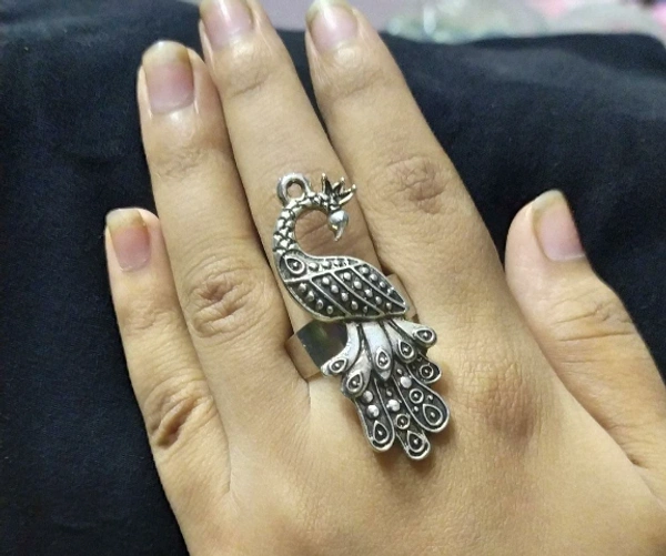 Rishmita Collection Silver Oxcidize Ring